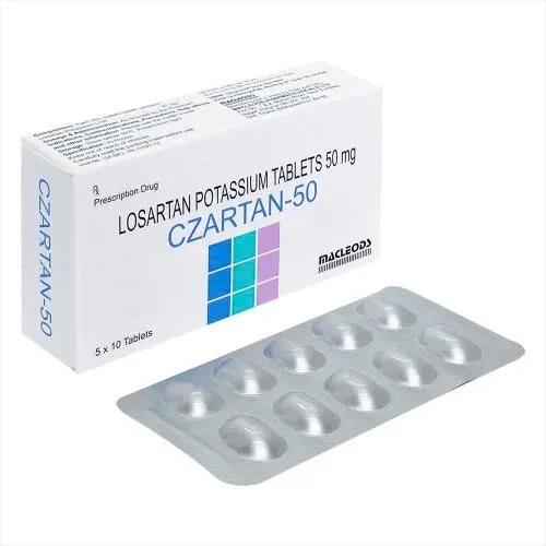 Czartan 50 mg Macleods (H/50v) – Giải pháp kiểm soát huyết áp và bảo vệ tim thận an toàn